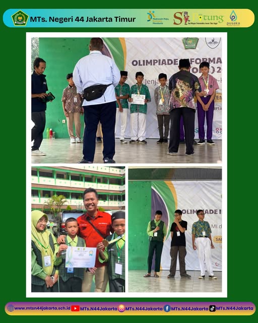 Siswa MTsN 44 Jakarta Sabet Juara 3 Olimpiade Informatika Madrasah 2025